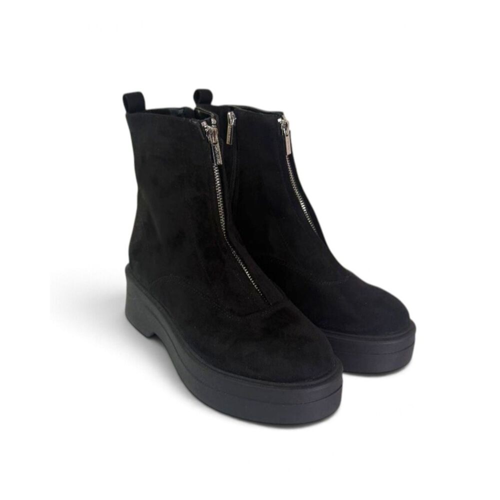 Calvin Klein RIVIN3 Black Suede Ankle Boots, NEW! Size 9M